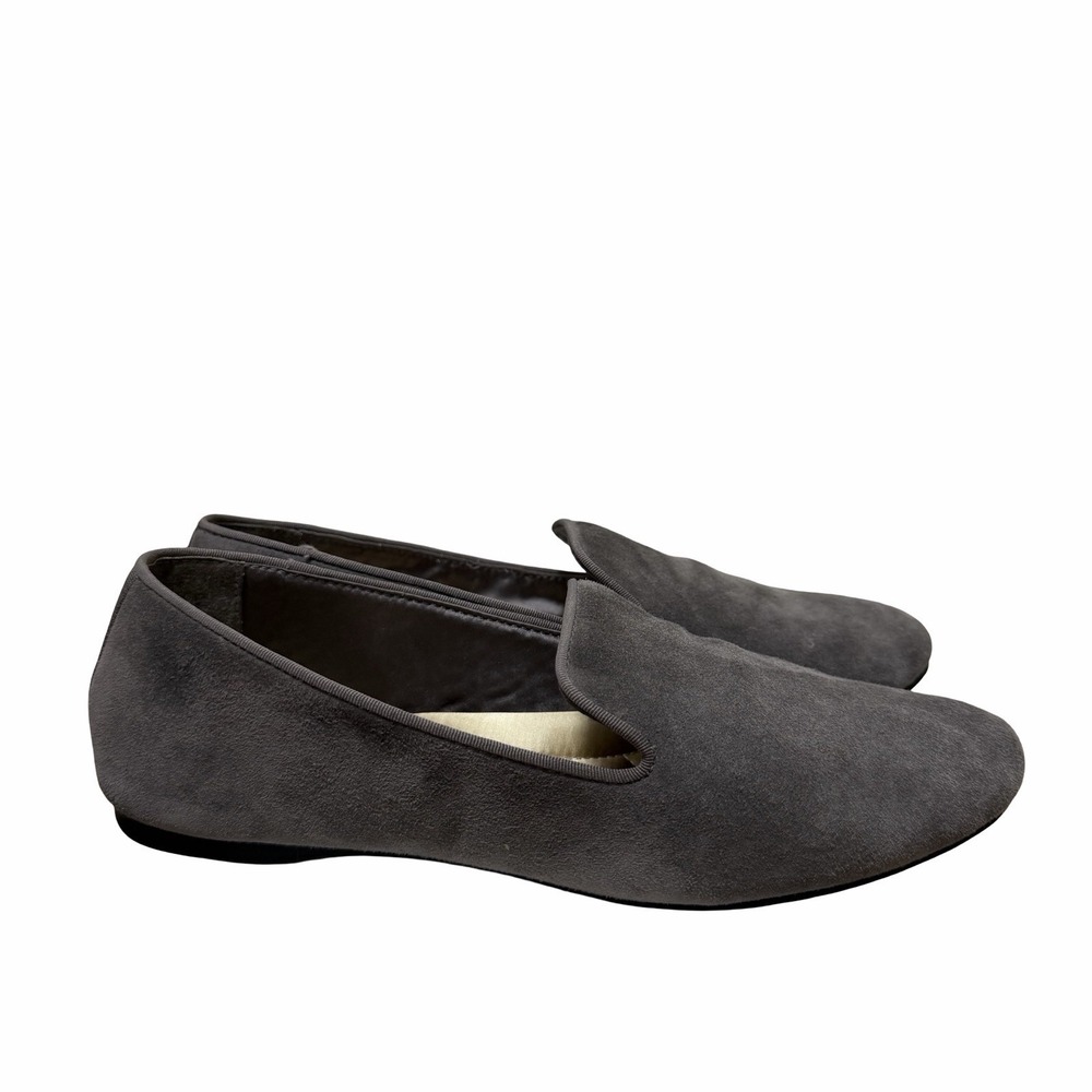 Birdies The Starling Velvet Loafer Flats Womens US 8.5 Charcoal Gray Slip On